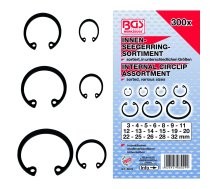 Internal Circlip Assortment | Ø 3 - 32 mm | 300 pcs. (8049)