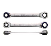 Reversible Ratchet Wrench, 4 in 1, 12x13 and 14x15 mm (30812)