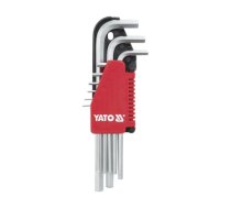 Hex key set 9 pc 1,5-10 mm (YT-0501)