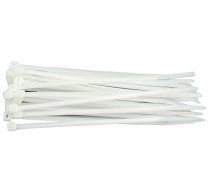 Plastmasas savilcēju komplekts 200X2,5MM 100.gab - balti (73884)
