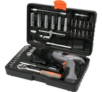 TOOL SET 44PCS WITH CORDLESS SCREWDRIVER (58645)