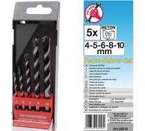 Concrete Drill Set | 4-10 mm | 5 pcs. (50816)