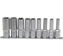 Socket Set, E-Type, deep | 12.5 mm (1/2") drive | E10 - E24 | 9 pcs (2026)