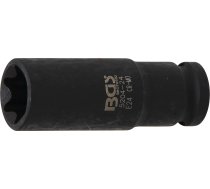 Impact Socket E-Type, deep | 12.5 mm (1/2") drive | E24 (5204-24)