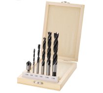 Wood Crown and Milling Drill Set | 4 - 12 mm | 6 pcs. (50401)