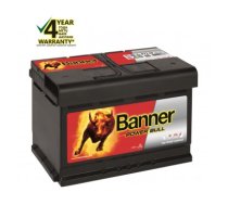 BANNER POWER BULL Ca/Ca akumulators, 12V, 72Ah, 660En