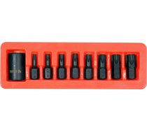 1/2" Dr. Bit ligzdas trieciena komplekts (TORX) 9gab YT10664