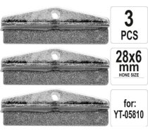 Akmens komplekts 3gab cilindru honēšanas instrumentam 19-63mm YT05815