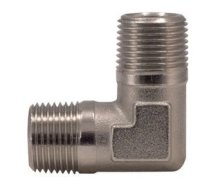 L-type connector M. External thread 1/8" x 1/8" 1A18