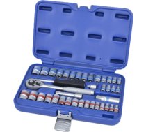 3/8" + 1/4" Dr. ligzdas uzgriežņu atslēgu komplekts 40gab (SAE un metriska) KR040MSA
