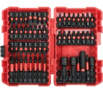 Dr. 1/4" Impact screwdriver bit set 54pcs (FLAT, PZ, PH, TORX) YT04617