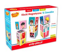 Magnētiskie klucīši Puzle Professions 6x Smily Play
