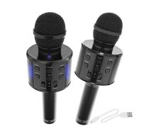 Bērnu mikrofons Karaoke Black Bluetooth WS-858