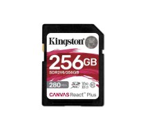 Kingston | Canvas React Plus | 256 GB | SD | Flash memory class 10