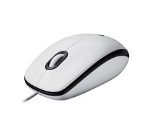 Logitech | Mouse | M100 | Wired | USB-A | White