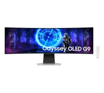Samsung LS49DG950SUXEN Odyssey G9 G95SD | 49 " | OLED | DQHD | 32:9 | 240 Hz | 5120 x 1440 pixels | 250 cd/m² | HDMI ports quantity 1 | Silver