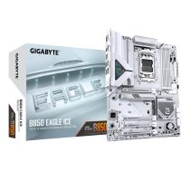 Gigabyte B850 EAGLE ICE | Processor family AMD | Processor socket AM5 | DDR5 | Supported hard disk drive interfaces SATA, M.2 | Number of SATA connectors 4