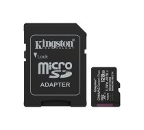 Kingston Canvas Select Plus | 128 GB | microSD | Flash memory class Class 10, UHS-I, U1/U3, video class 10/30, A1