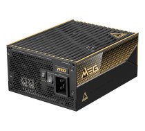 Power Supply MSI MEG AI1600T PCIE5 ATX 3.1 1600 Watts Efficiency 80 PLUS TITANIUM MEGAI1600TPCIE5