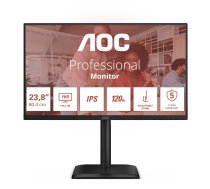 LCD Monitor AOC 60.5 cm (23.8") 1920 x 1080 pixels Full HD Native aspect ratio 16:9 LED Flat 24E4U
