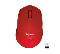 MOUSE USB OPTICAL WRL M330/SILENT RED 910-004911 LOGITECH