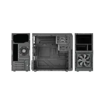 Case GOLDEN TIGER Supported motherboard form factors micro ATX Black Midi Tower Baltimore 530 BALTIMORE5302USB2+2USB3