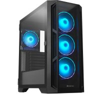 Case CHIEFTEC APEX ARGB MidiTower Not included ATX MicroATX MiniITX Colour Black GA-01B-TG-OP