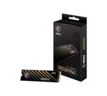 SSD MSI SPATIUM M461 1TB M.2 PCIE NVMe 3D NAND Write speed 3200 MBytes/sec Read speed 5000 MBytes/sec 2.15mm TBW 250 TB MTBF 1500000 hours S78-440L1D0-P83