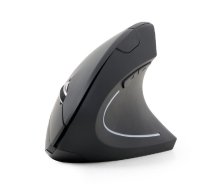 Gembird | MUSW-ERGO-01 | 2.4GHz Wireless Optical Mouse | Optical Mouse | USB | Black