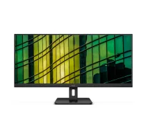 AOC Monitor U34E2M 34 " VA WQHD 21:9 100 Hz 4 ms 3440 x 1440 300 cd/m² HDMI ports quantity 2 Black