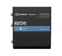 LTE Router RUT241 802.11n 10/100 Mbit/s Ethernet LAN (RJ-45) ports 2 Mesh Support No MU-MiMO No 2G/3G/4G Antenna type 2 x SMA for LTE, 1 x RP-SMA for WiFi 0