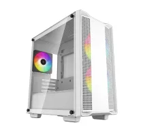 Deepcool ARGB Micro-ATX CASE CC360 White Mini-ITX / Micro-ATX ATX PS2 （maximum length: 160mm）