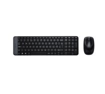 Logitech Combo Wireless Keyboard and Mouse MK220 Keyboard and Mouse Wireless Mouse included US Black N/A