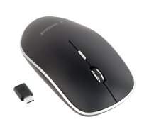 Gembird | Silent Optical Mouse | MUSW-4BSC-01 | Wireless | USB-C | Black