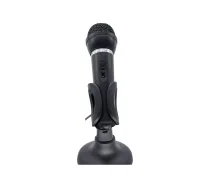 Gembird | Condenser Microphone with Desk-stand | MIC-D-04 | 3.5 mm jack | Black