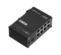 Teltonika Switch TSW030 Unmanaged DIN rail mountable 10/100 Mbps (RJ-45) ports quantity 8 Power supply type 2-pin industrial DC power socket