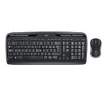 Logitech MK330 Keyboard and Mouse Set Wireless Mouse included US International Black 2.4 GHz