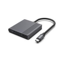 I/O ADAPTER USB-C TO HDMI/DP/A-CM-HDMIFDPF-01 GEMBIRD