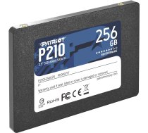 SSD PATRIOT P210 256GB Write speed 400 MBytes/sec Read speed 500 MBytes/sec 2,5" TBW 120 TB P210S256G25
