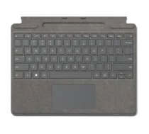 MICROSOFT Surface Pro 9/10 Typecover with Slim Pen COMM platinum Eng Intl CEE EM