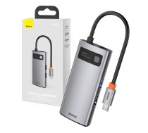Hub 4in1 Baseus Metal Gleam Series, USB-C to USB 3.0 + USB 2.0 + HDMI + USB-C PD