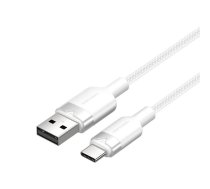 USB 2.0 A to USB-C 3A cable Vention CTNWF 1M (white)