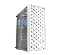 Darkflash DK351 computer case (white) + 4 RGB fans