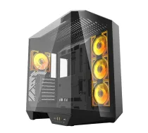 Darkflash DY470 computer case (black) + 4 fans