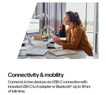 HP Poly Voyager Focus 2 USB-C-C Headset +USB-C/A Adapter