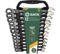 Atslēgu komplekts ar lokanu kātu (12gab) (8-19mm) (ST08033)
