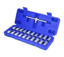 Galviņu komplekts eļļas aizbāžņa atskrūvēšanai 3/8" 21gab (MHR10131)