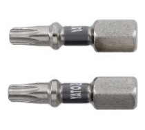 Sprauslas | 6,3 mm (1/4") | S2 Ni | T-Star (Torx) T20 | 2 gab. (YT-78013)