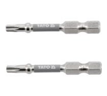 Sprauslas | 6,3 mm (1/4") | S2 Ni | T-Star (Torx) T20 | 50 mm | 2 gab. (YT-78033)