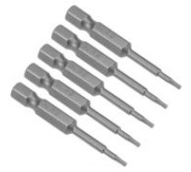 Trieciena uzgalis TORX 1/4" (6,3 mm), 5 gab - T20 x 50 mm(CL508020)